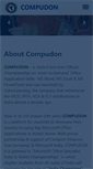 Mobile Screenshot of compudon.in